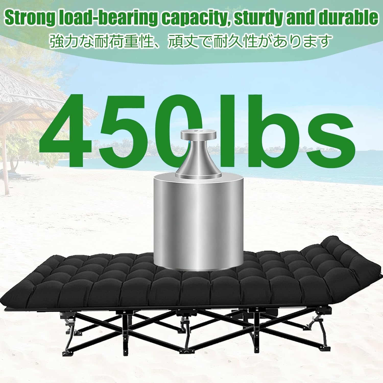 Portable Bed for Adults Foldable Mattress Fold Up Beds for Adults Guest Bed Foldable for Home Office Nap Beach Travel Camping Easy to Set Up Indoor Outdoor