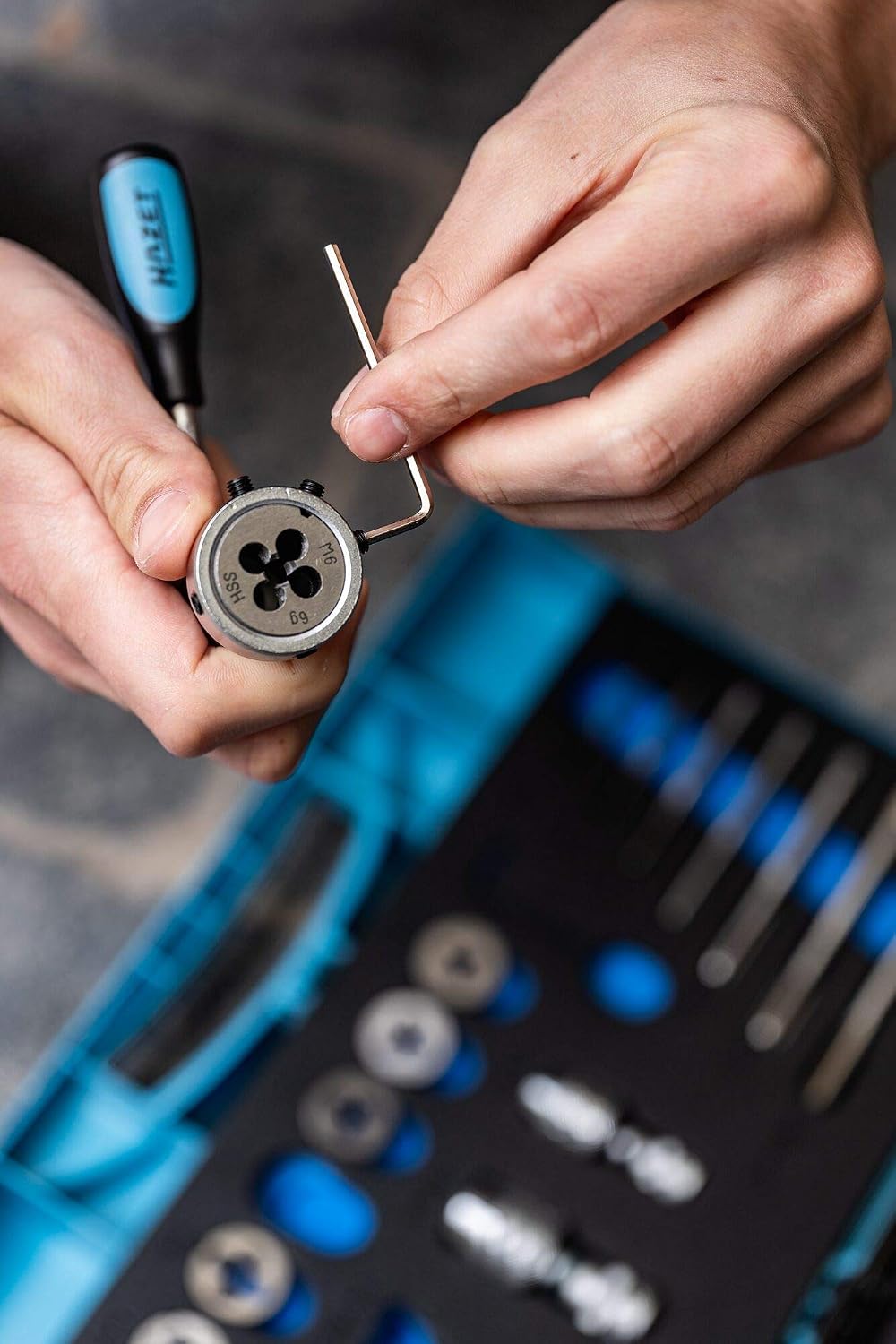 Hazet 849 Tap and Die Set