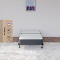 Greaton 4' Split Wood Traditional Box Spring/Foundation For Mattress, Twin, Black