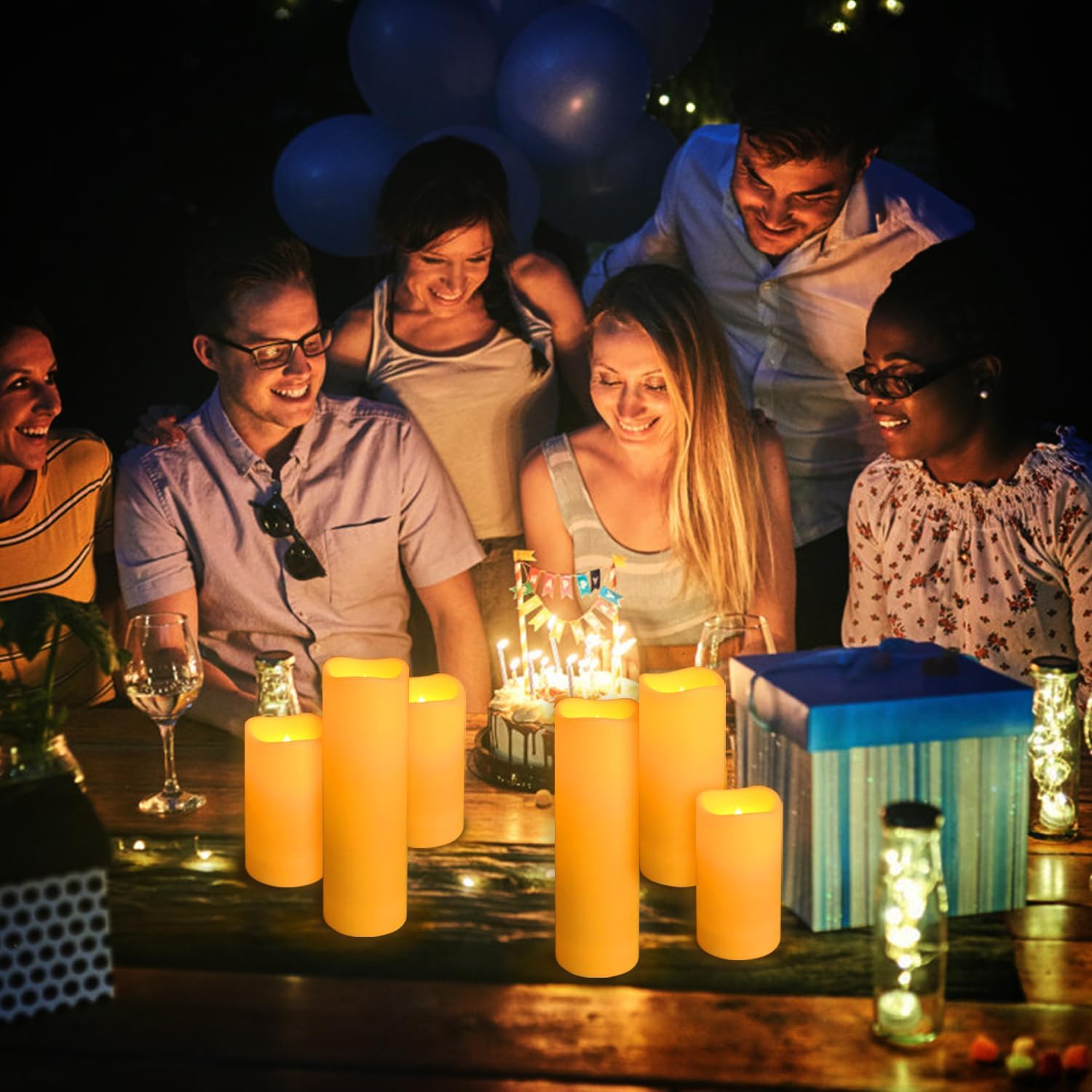 72-Pack LED Flameless Candles with Remote Control - Perfect for Home, Parties, and Special Occasions - Create a Magical Ambiance Effortlessly(Three Sizes)