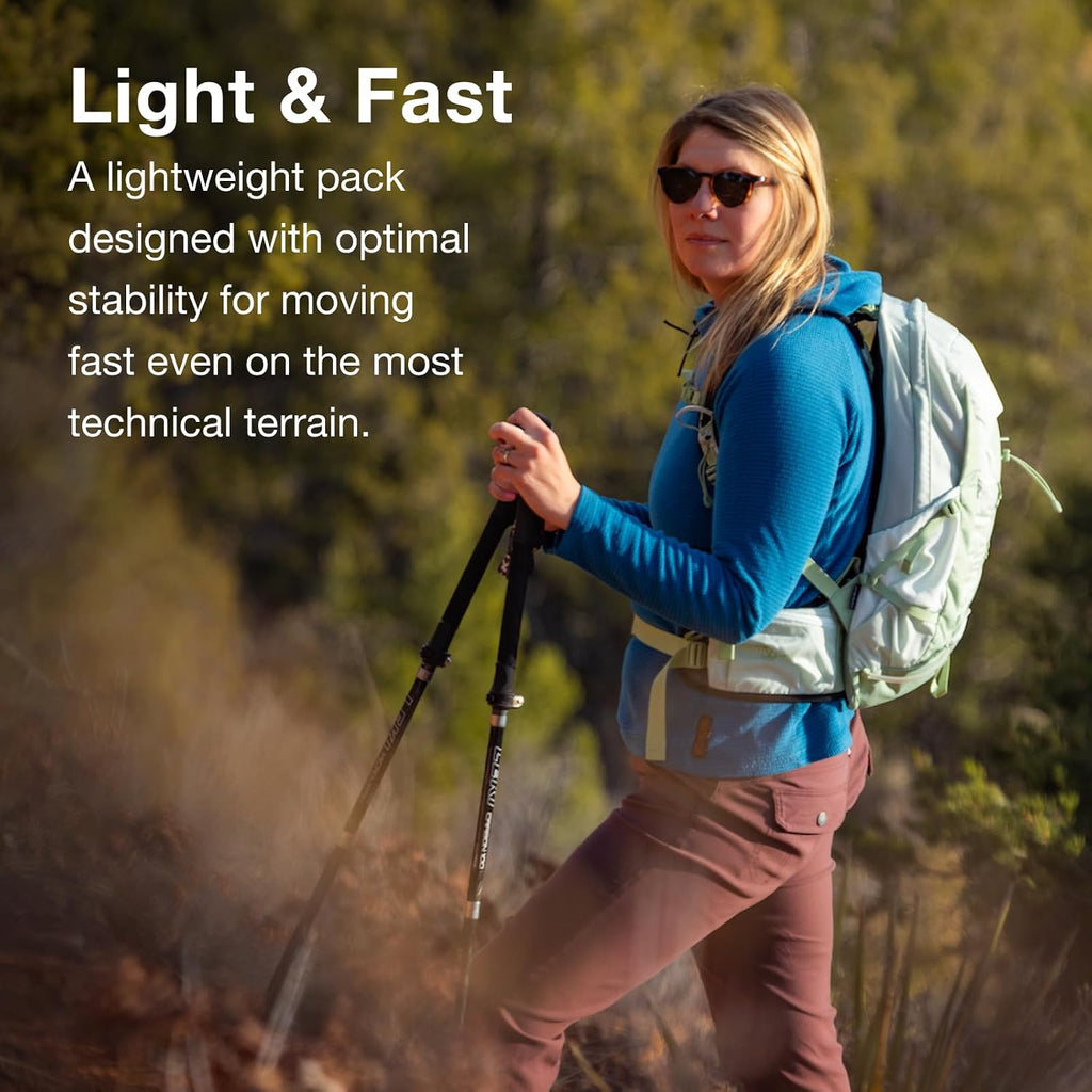 Osprey Tempest 11L Women's Lightweight Hiking Backpack - Small Daypack for Travel & Camping, Anchor Blue/Atlas