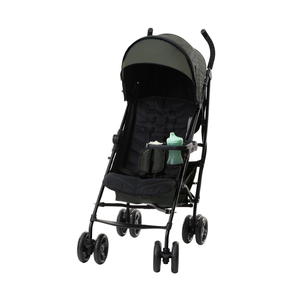 3Dlite Convenience Stroller, Green – Lightweight Stroller with Aluminum Frame, Large Seat Area, 4 Position Recline, Extra Large Storage Basket – Infant Stroller for Travel and More