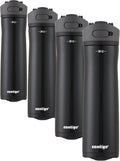 Contigo Ashland Water Bottle, 24oz, AUTOSPOUT Lid | Licorice | Pack of 4