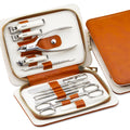 DEOU 13pcs Women Nail Grooming Kit Stainless Steel Professional Manicure Set Nail Care Tools with Luxurious Portable Travel Case Gift