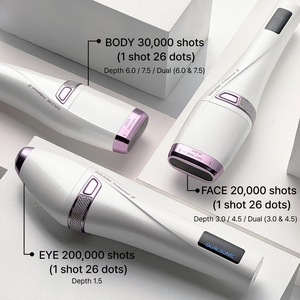 Professional Alpha - Patented Dual-layer Tech, Beauty Device for Face and Body All Care, Skin Elasticity and Radiance, At-home Device, Advanced Korean Beauty