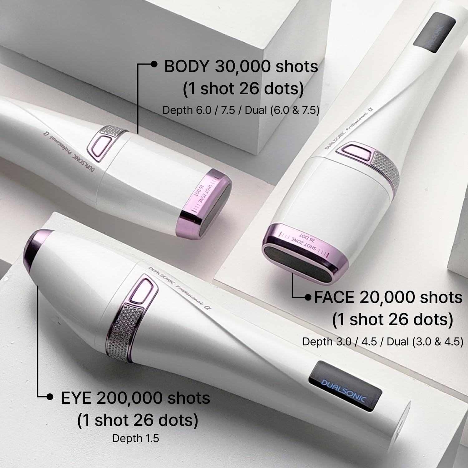 Professional Alpha - Patented Dual-layer Tech, Beauty Device for Face and Body All Care, Skin Elasticity and Radiance, At-home Device, Advanced Korean Beauty