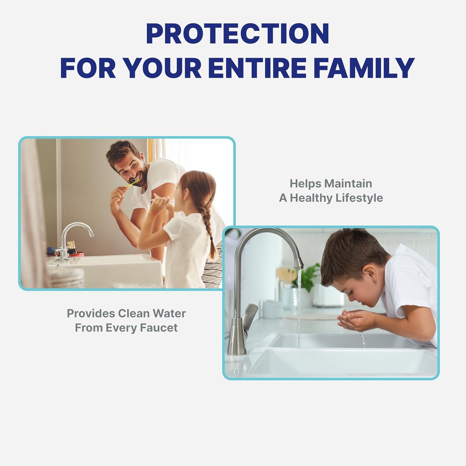 Nu Aqua 3-Stage Main Line Whole House Water Filter System w/Pressure Gauges (20' x 4.5') | Reduce Heavy Metals, Chlorine, Odors | Sediment, Granular Carbon, Carbon Block - Home Filtration