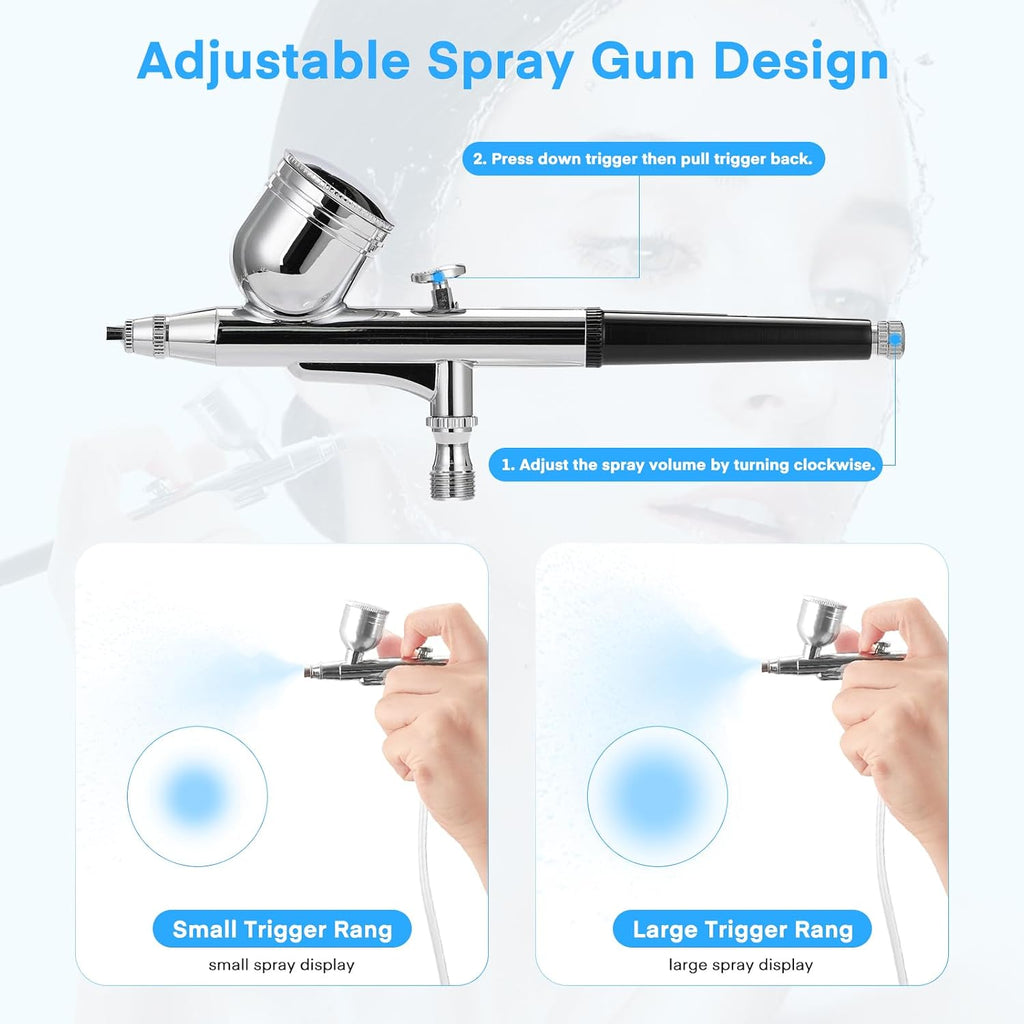 Yofuly 3 in 1 Micro-der-mabrasion Machine with Spray Gun