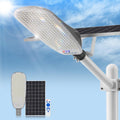 ENTELECHY Solar Street Light Outdoor, 40000LM 40000mAh Commercial Solar Flood Light with Motion Sensor, IP67 Waterproof Dusk to Dawn Security Light for Yard, Driveway, Basketball Court,Parking Lot