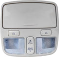 Overhead Console Map Reading Light Lamp For Hyundai Sonata 2009-2010, Genuine OEM 92810-3K001X6,Front Reading Lamp Dome Ceiling Light Glasses Case With Sunroof Switch-Gray
