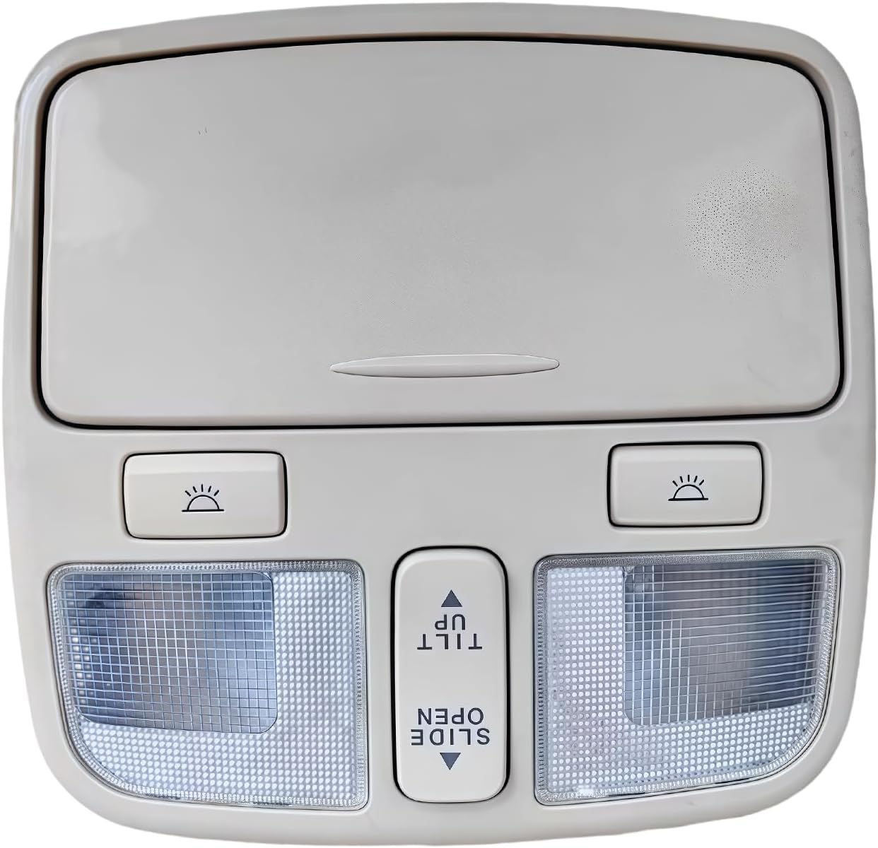 Overhead Console Map Reading Light Lamp For Hyundai Sonata 2009-2010, Genuine OEM 92810-3K001X6,Front Reading Lamp Dome Ceiling Light Glasses Case With Sunroof Switch-Gray