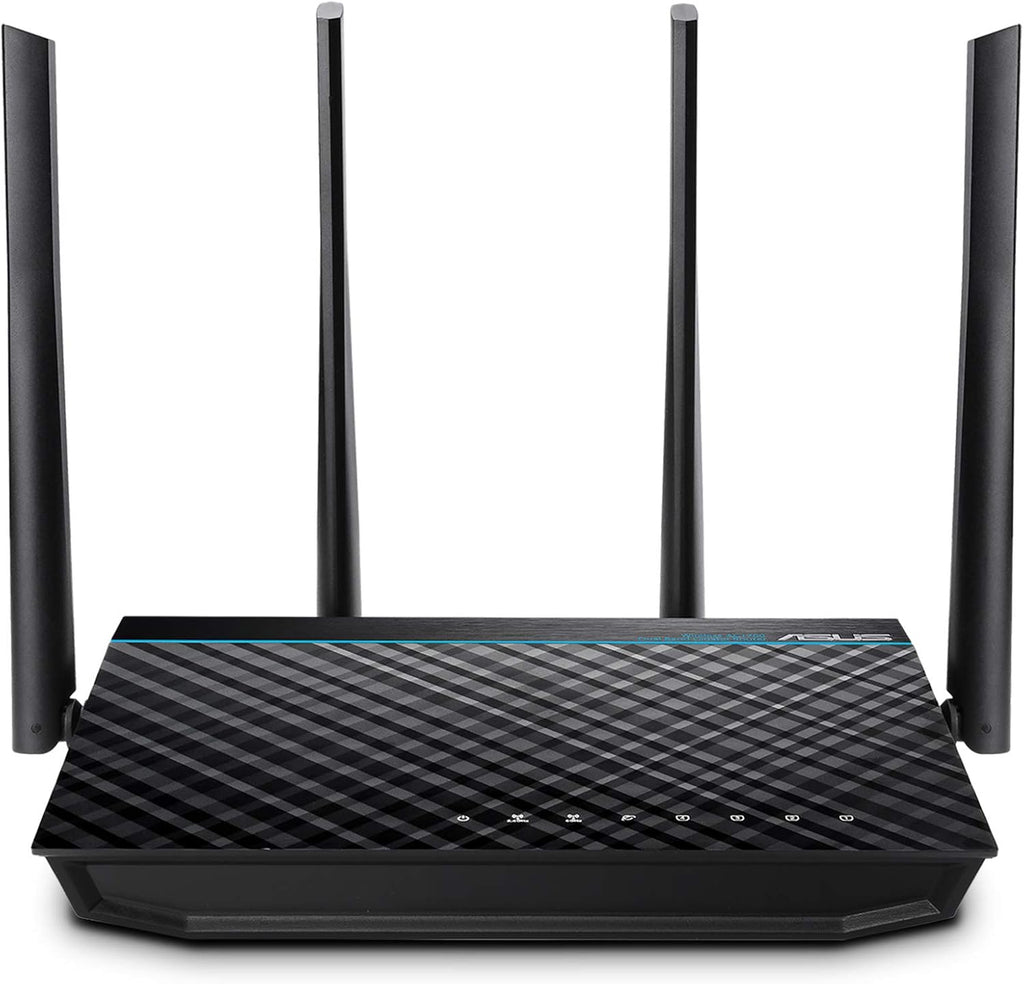 ASUS AC1700 WiFi Gaming Router (RT-ACRH17) - Dual Band Gigabit Wireless Router, 4 GB Ports, USB 3.0 Port, Gaming & Streaming, Easy Setup, Parental Control, MU-MIMO