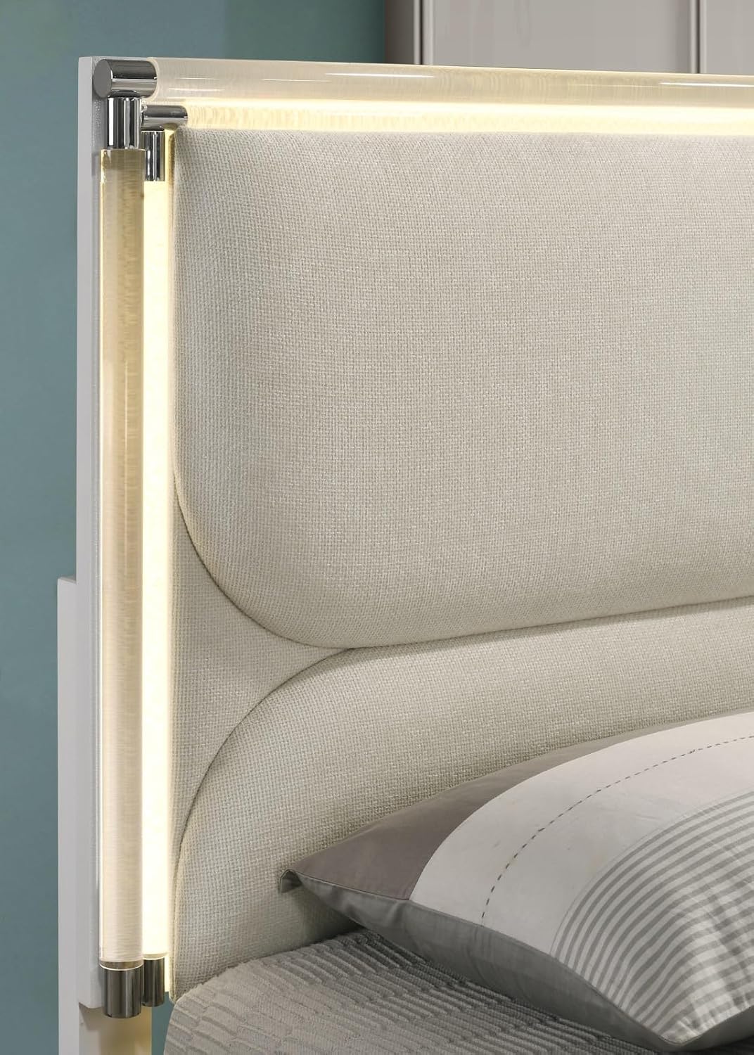 Pearl White Twin Size Bed W Trundle 2X Nightstands Embossed Panel 3pc Bedframe Bedroom Furniture