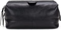 Patricia Nash Travel Toiletry Bag for Men - Moto Canvas Travel Case, Dopp Kit for Men, Waxed Cotton Canvas, Mens Toiletry Bag, Stylish Travel Case, Brushed Brass Hardware, Zipper Closure