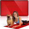 Full Body Red Light Therapy Mat with 640 LEDs, 3-in-1 660nm & 850nm TPU Infrared Light Blanket, 38' x 23.6' Foldable Therapy Pad with Timer Controller Pulse Modes for Home Use 48W