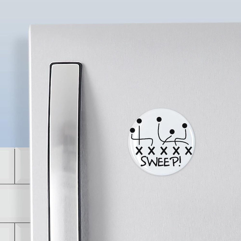 CafePress Football Sweep Magnets 2.25' Magnet (100 pack)