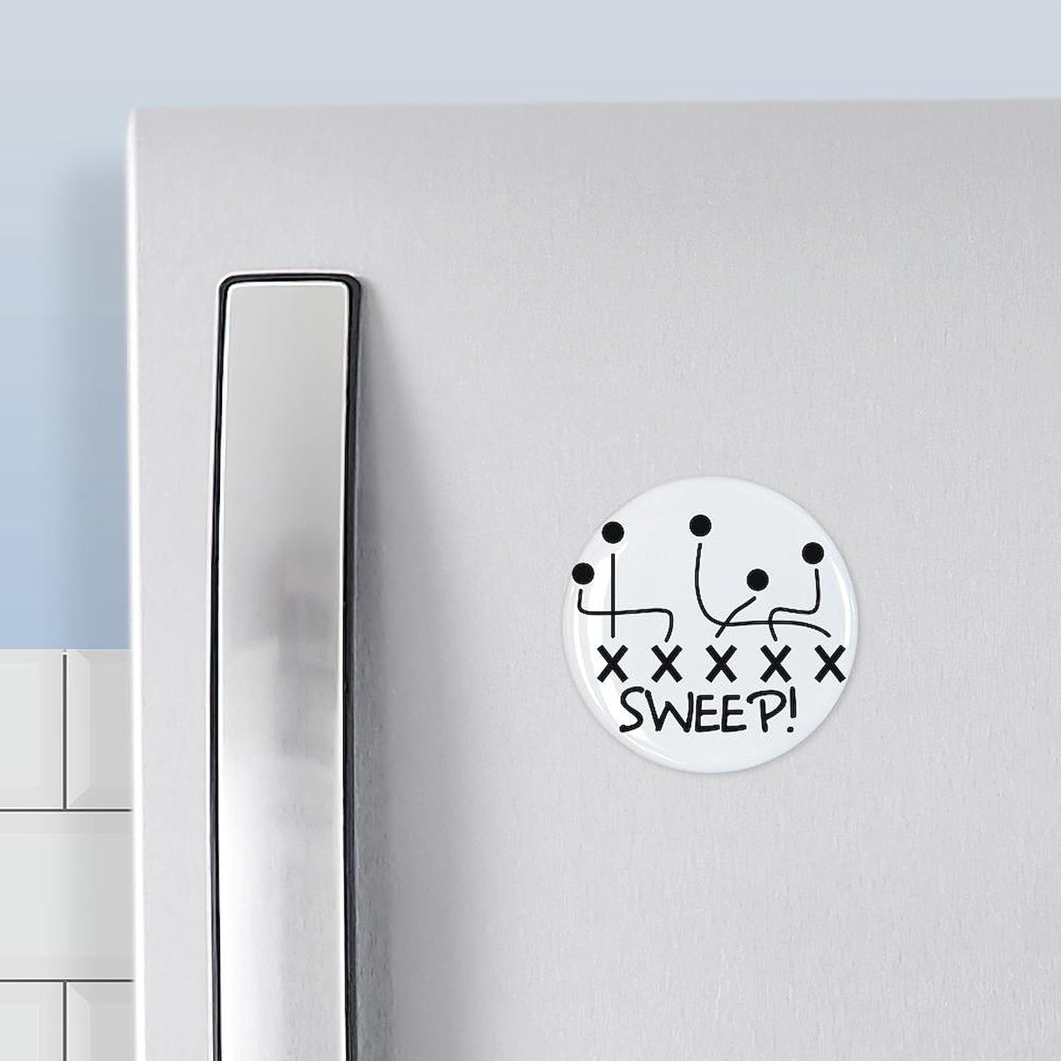 CafePress Football Sweep Magnets 2.25' Magnet (100 pack)