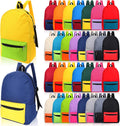 Sweetude 30 Pcs Backpack in Bulk 16' School Bookbags for Kids Lightweight Girls Boys Student Casual Kits (Trendy Patchwork)