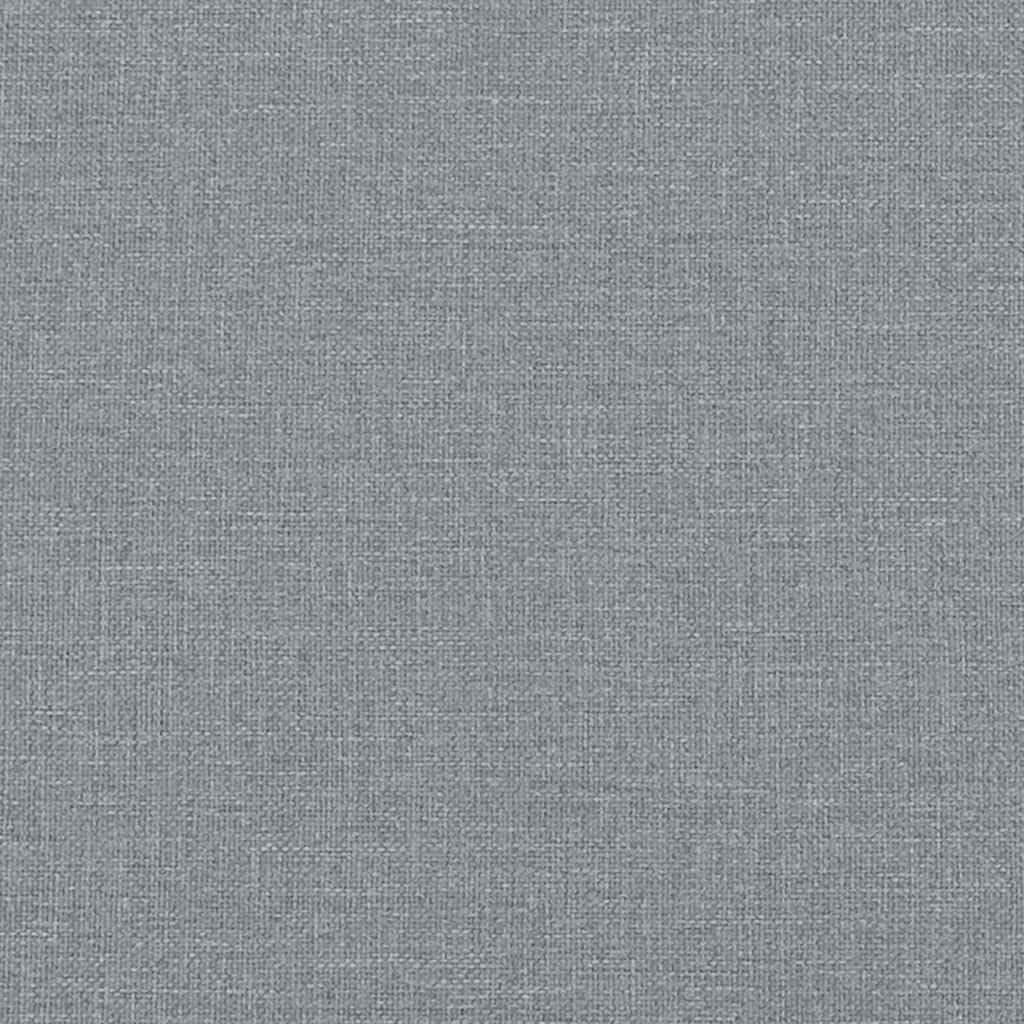 Light Grey Polyester Upholstered Twin XL Bed Frame with Engineered Wood Construction for Modern Bedroom, Breathable Fabric and Easy Assembly Included, 4-Piece Set for Adults