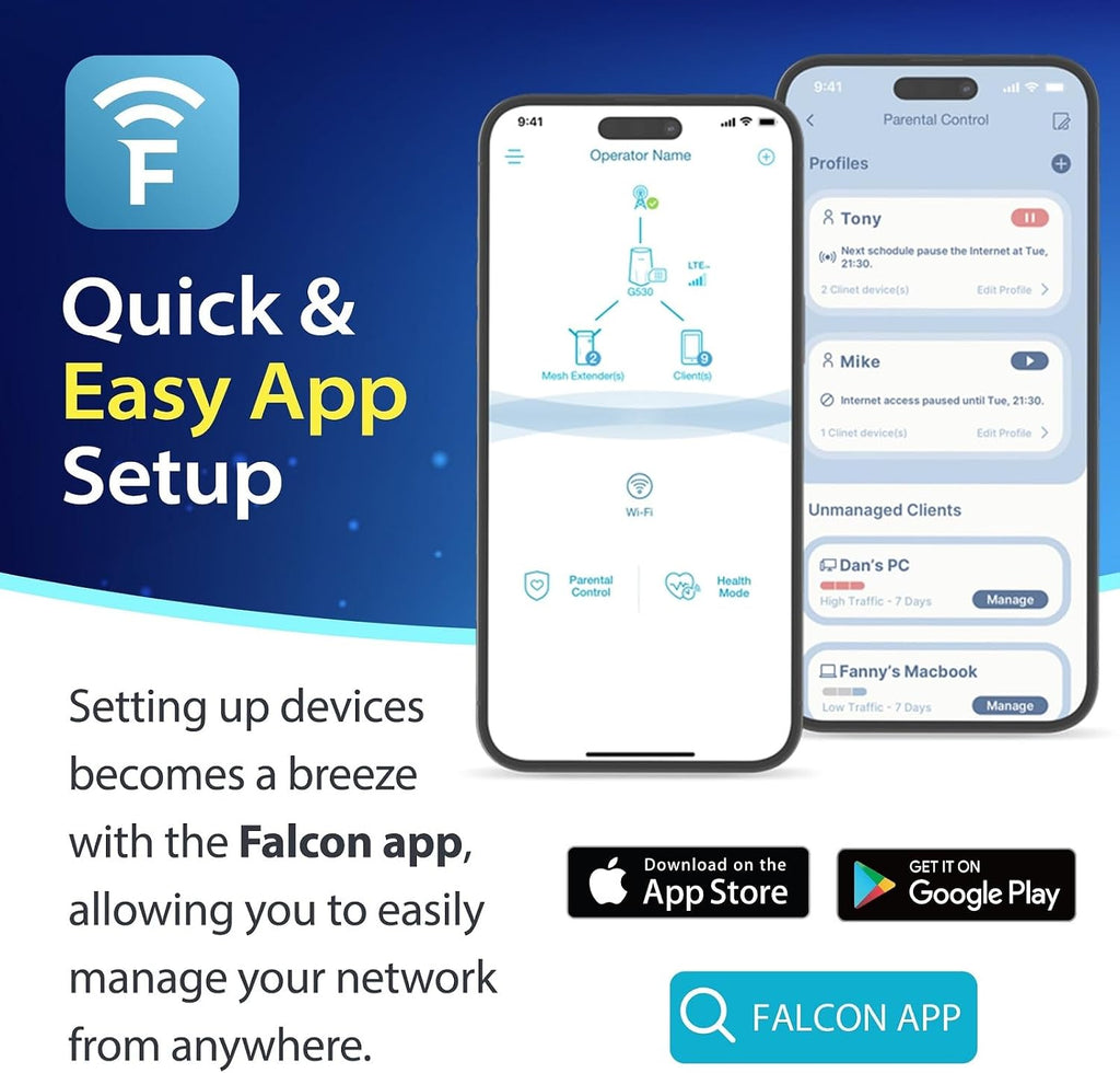 G530 5G NR AX3000 WiFi 6 Router with SIM Card Slot, Cellular Gateway, Optimized High-Gain Antennas, Dual-WAN Failover, AT&T, T-Mobile and Verizon Certified