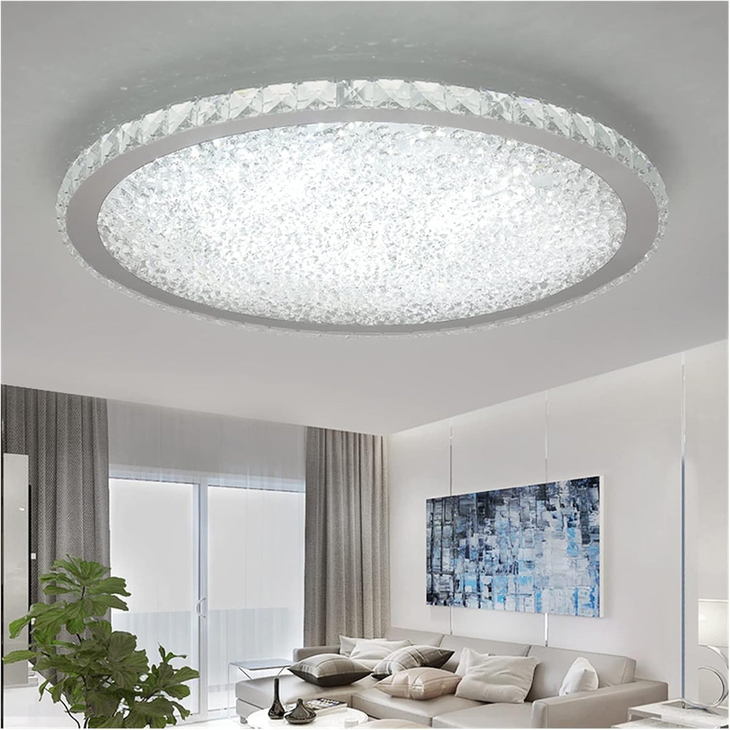 BayDe LED Modern Chandelier Lamp, Modern Crystal Chandelier Lighting Lustre Cristal Circular Square Chandeliers Ceiling Lustres De Cristal Luminarias,Modern LED Chandelier, Wall Lamps