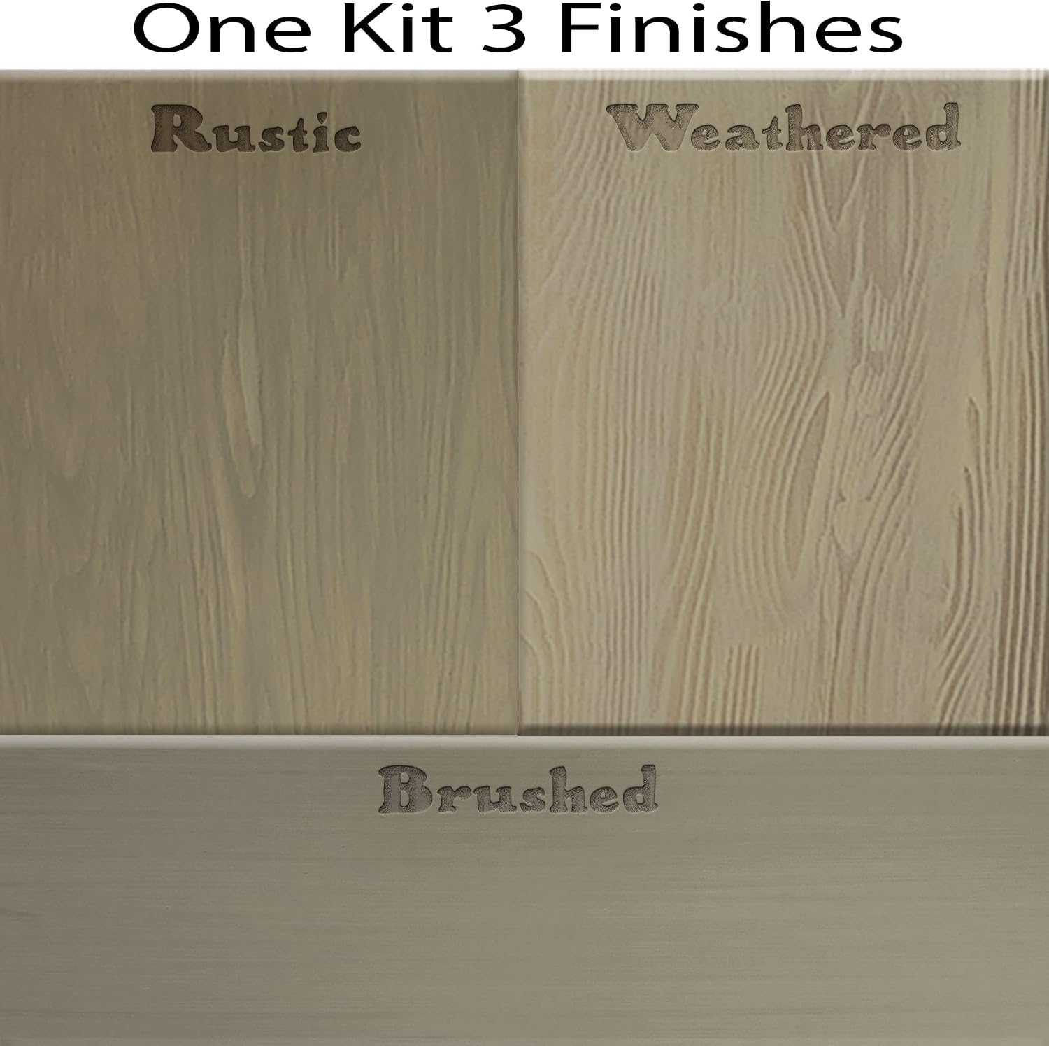 Retique It Wood Finish Countertop Kit – GO Beyond Faux Wood with Paintable Liquid Wood Based Primer and Gel Stain - Graining Tools Included (Countertop Kit, Vintage Cherry)