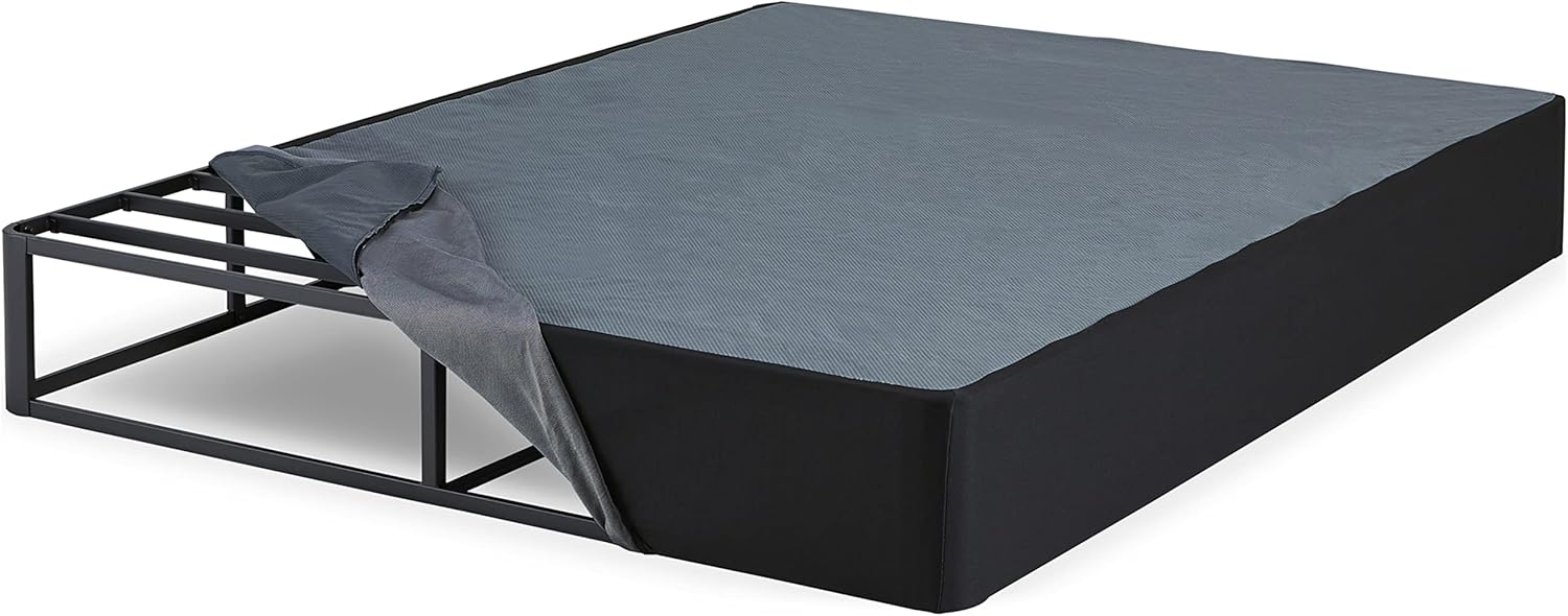 Signature Design by Ashley 10' Mattress Box Spring with Metal Foundation, Twin XL, Black