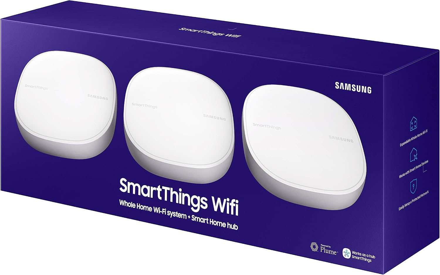 SAMSUNG ET-WV525KWEGUS Mesh Router, White, 3 Count