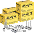 Everflow Sammys 8021957-100 SWG 20 3/8 Inch Screw Sidewinder Designed for Wood, Rod Hanger, Installs Horizontally, Steel with Zinc Plated, Corrosion Resistance, 1/4 x 2 Inch Screw Length (Pack of 100)