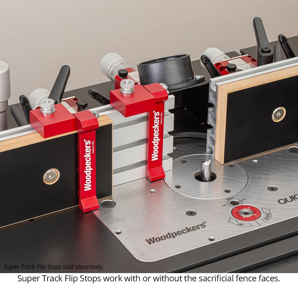 Woodpeckers SF-PRO Universal 36-Inch Router Table Fence, USA Made, 3-Way Micro-Adjustment, Fits Most Edge-Rail and T-Track Router Tables and Shapers - SFPRO-U-25