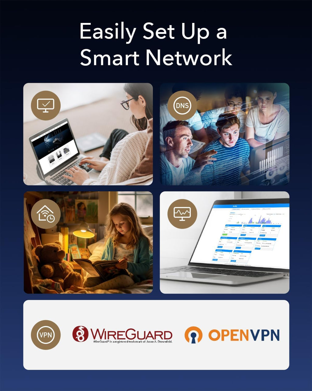 Cudy WiFi 6 Mesh Router AX3000, 2.5G Port, Whole Home Mesh WiFi System, Dual Band 3000Mbps, Connect 200+ Devices, App Control & Parental Control, VPN Router for Gaming, Streaming & Smart Home, 2-Pack