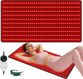 Red Light Therapy Mat for Body, Large 39'x24' Infrared Light Pad with 400 LEDs Tri-Chip 660nm & 850nm, Red Light Blanket for Back, Leg, Joint & Muscle Pain, 9 Timer, Max 60W