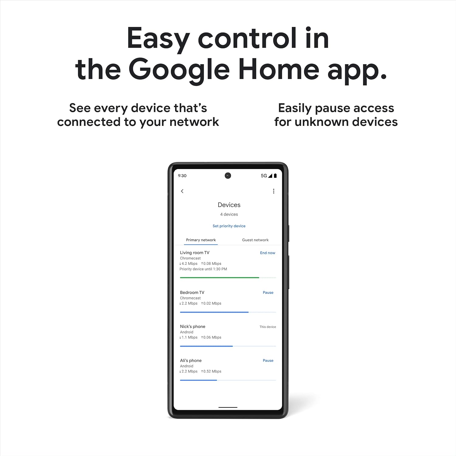 Google Nest WiFi Pro - 6E - Reliable Home Wi-Fi System with Fast Speed and Whole Home Coverage - Mesh Router - 3 Pack - Snow