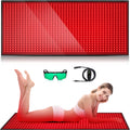 Red Light Therapy for Body, 660nm 850nm Infrared Light Therapy Pad, Wearable Wrap with Timer Remote Control for Back Shoulder Waist Knee, Infrared Light Device Home Use, 71'' x 31'' Large Area