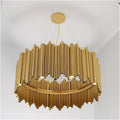 Modern Stainless Steel Chandelier Gold Round Tubes Lighting Luminaria Led,Chandeliers