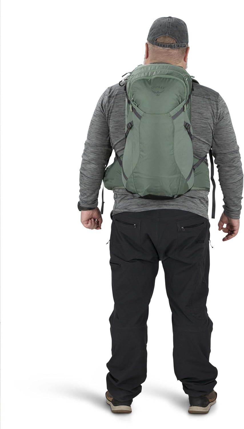 Osprey Sportlite 25L Lightweight Hiking Backpack for Men and Women, Pine Leaf Green, S/M, Extended Fit