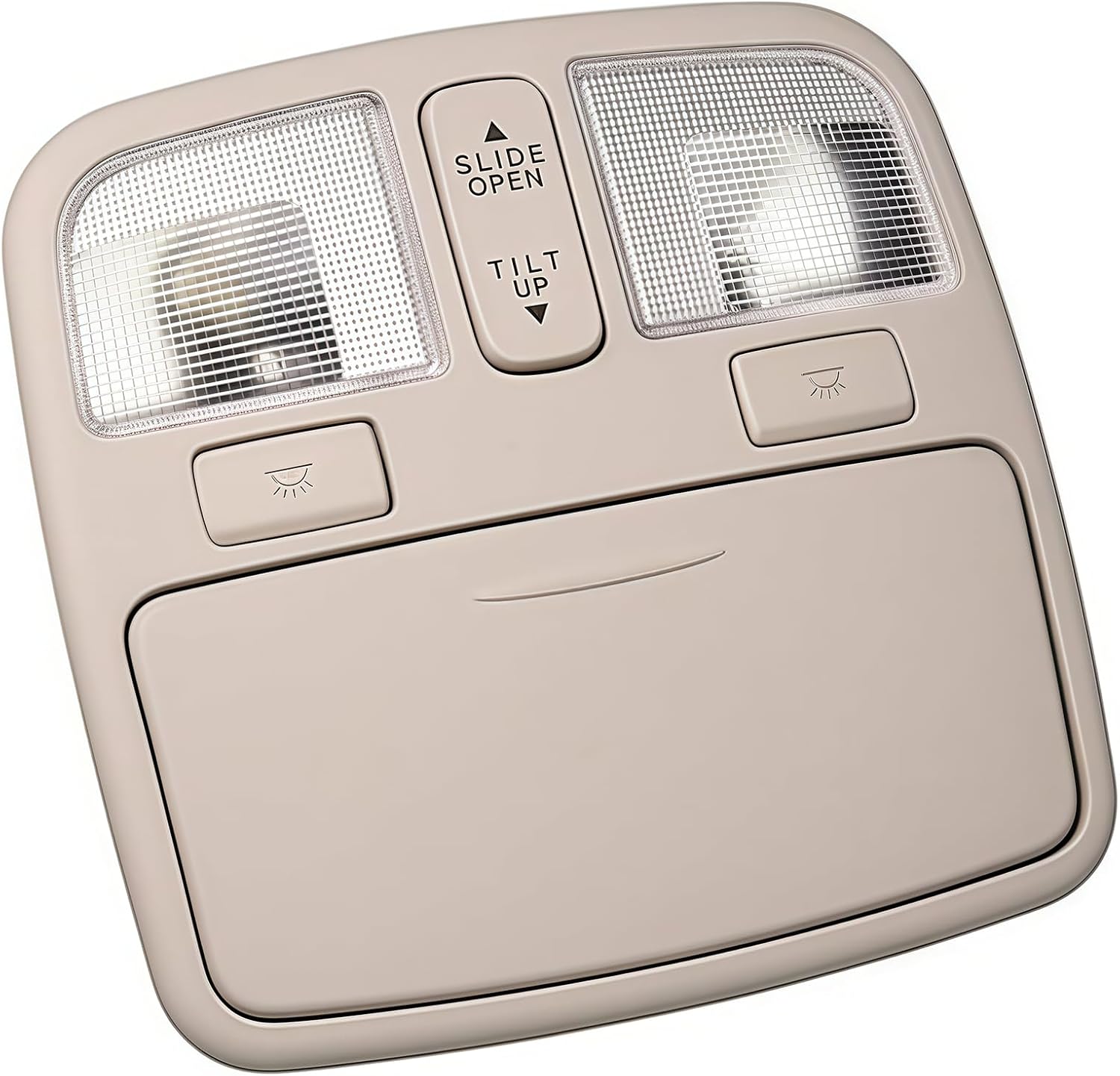 Overhead Console Map Reading Light Lamp For Hyundai Sonata 2009-2010, Genuine OEM 92810-3K001X6,Front Reading Lamp Dome Ceiling Light Glasses Case With Sunroof Switch-Beige