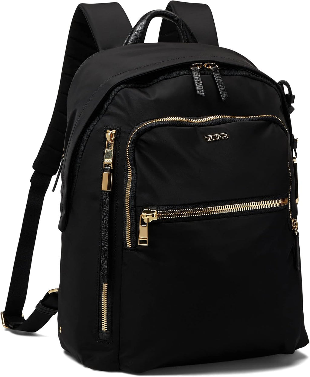 TUMI - Voyageur Halsey Backpack - Travel Backpack - For Business, Fashion, Commute - Holds Up to 14' Screens - Black & Gold