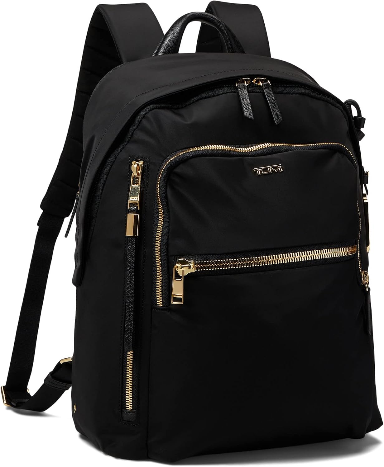 TUMI - Voyageur Halsey Backpack - Travel Backpack - For Business, Fashion, Commute - Holds Up to 14' Screens - Black & Gold