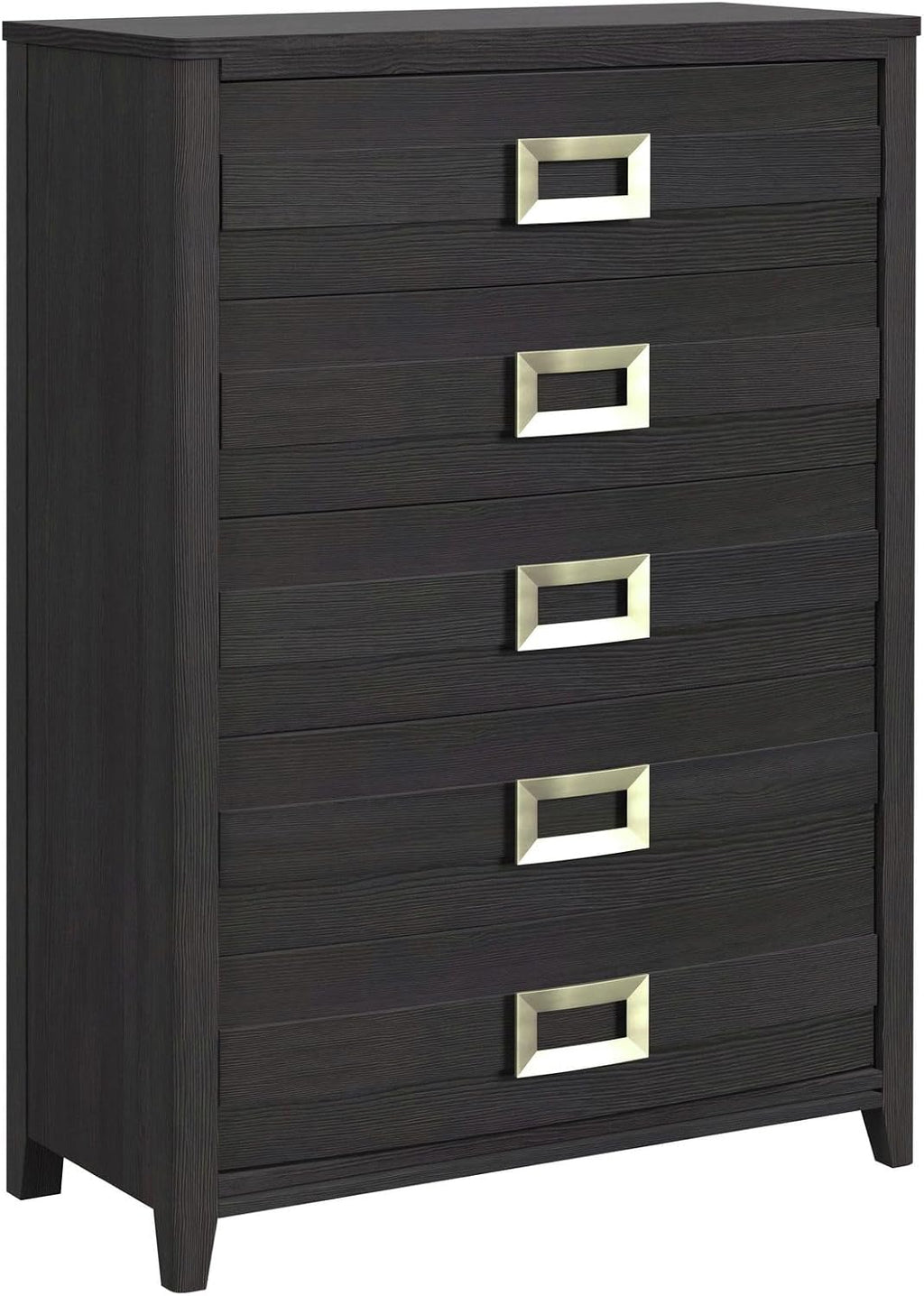 Picket House Chett Twin 3PC Bedroom Set with LED in Black
