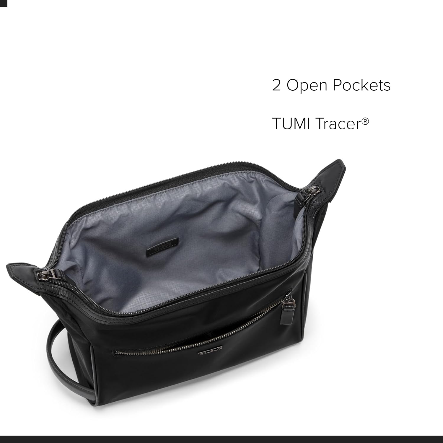 TUMI - Travel Accessories Dopp Kit - Men's Travel Essentials Framed Toiletry Bag - Black