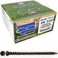 Jake Sales #10x2-3/4 Mocha Colored Composite Decking Wood Screw with Torx/Star Drive Head Exterior Coated - ACQ Lumber Compatible - 22 POUNDS ~1,750 Screws