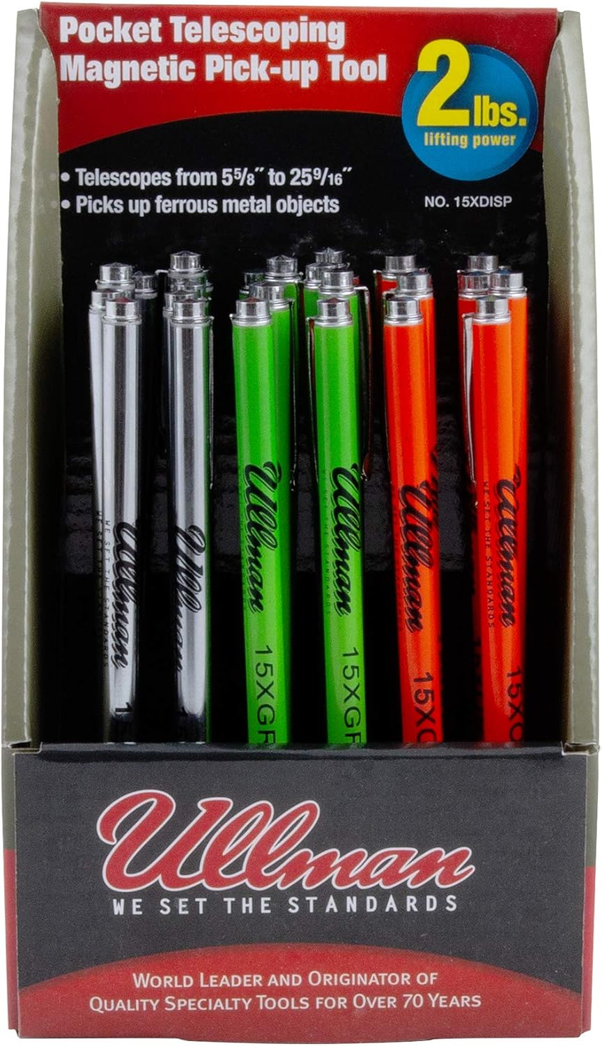ULLMAN Devices Corp - MULTICOLOR POCKET MAGNETIC PICK UP TOOL DISPLAY