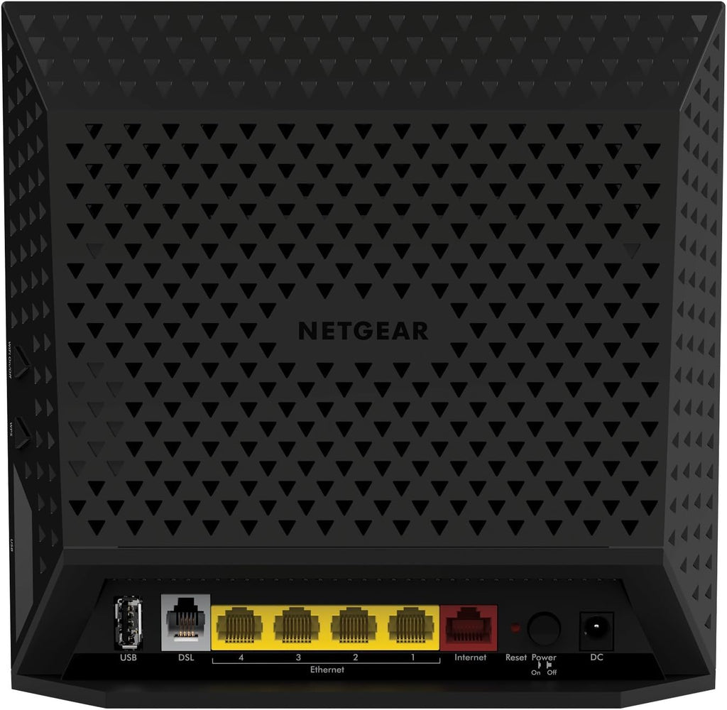 Netgear NETGEAR AC1600 WiFi VDSL/ADSL Modem Router - 802.11ac Dual Band Gigabit (D6400-100NAS)