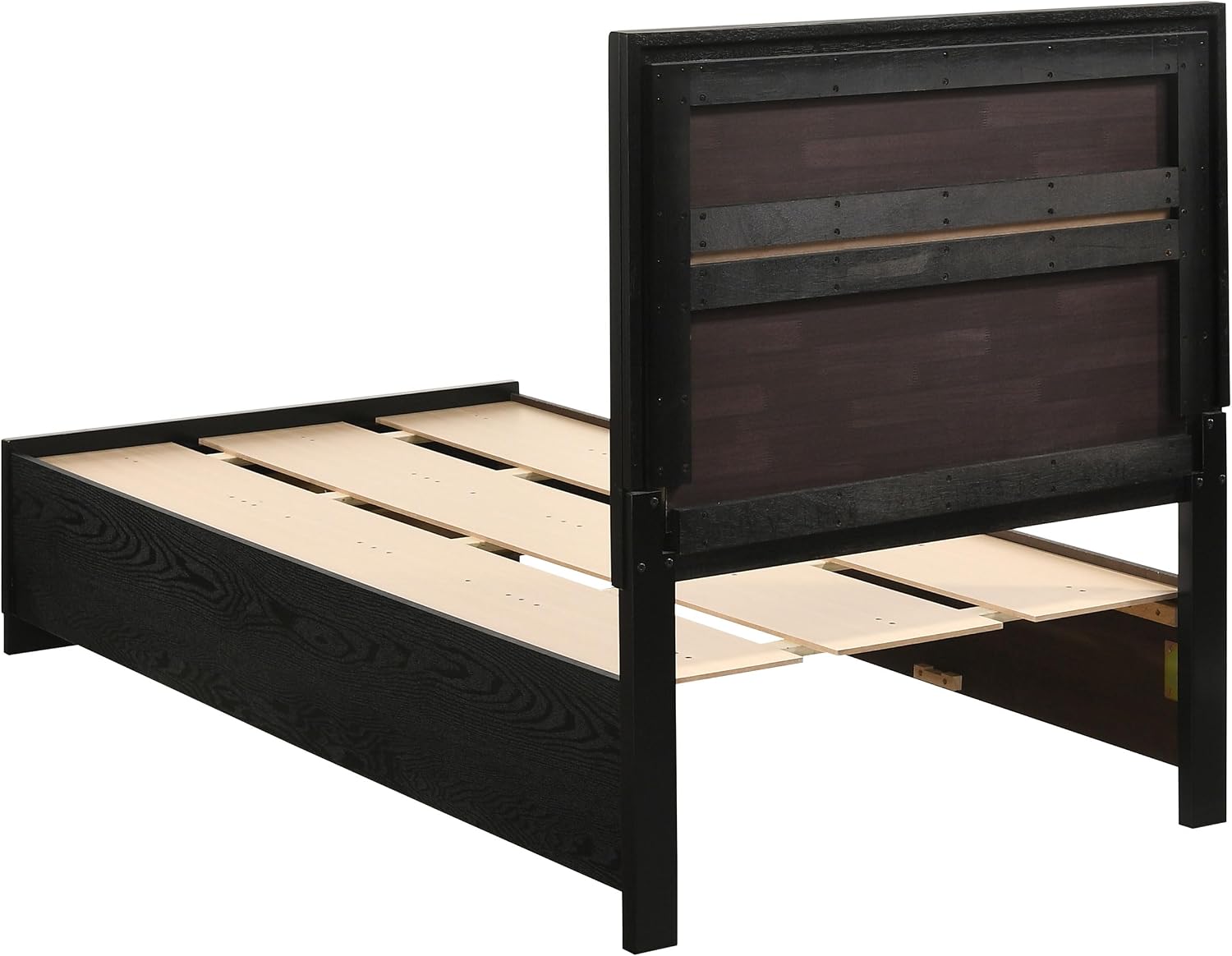 GOWE Urbana Black Twin Storage Panel Bed