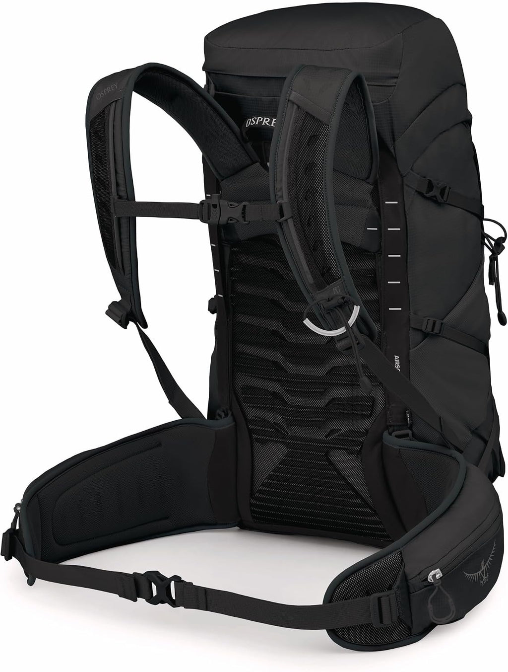 Osprey Tempest 33L Women's Lightweight Hiking Backpack - Daypack for Travel & Camping, Black/Coal Grey,Extended Fit