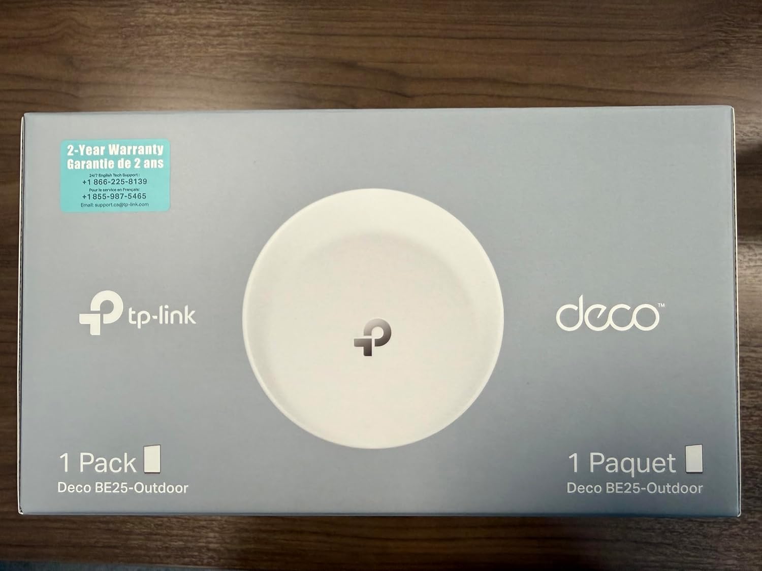 TP-Link Deco 7 Outdoor BE25 BE5000 Dual-Band Wi-Fi 7 Mesh Extender – Up to 2,800 sq. ft., Dual 2.5G PoE+ Ports, IP65 Waterproof, MLO, Multiple Mounting Options, Secure by Design, 1-Pack
