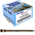 10 x 2-3/4' Walnut Composite Decking Wood Screw Torx/Star Drive Head - Exterior Coated - AQC Lumber Compatible - CASE Qty 42 Boxes 3,570 Screws