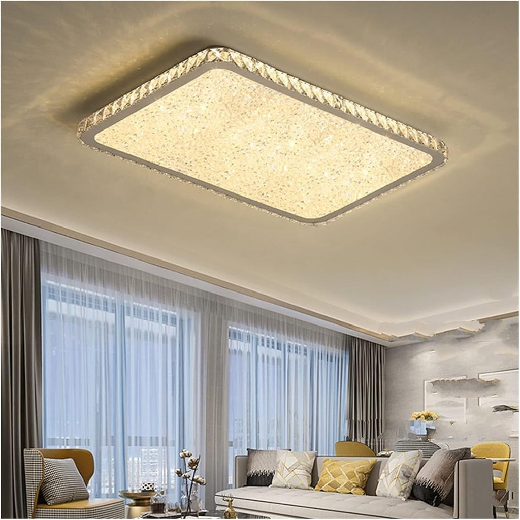 BayDe LED Modern Chandelier Lamp, Modern Crystal Chandelier Lighting Lustre Cristal Circular Square Chandeliers Ceiling Lustres De Cristal Luminarias,Modern LED Chandelier, Wall Lamps