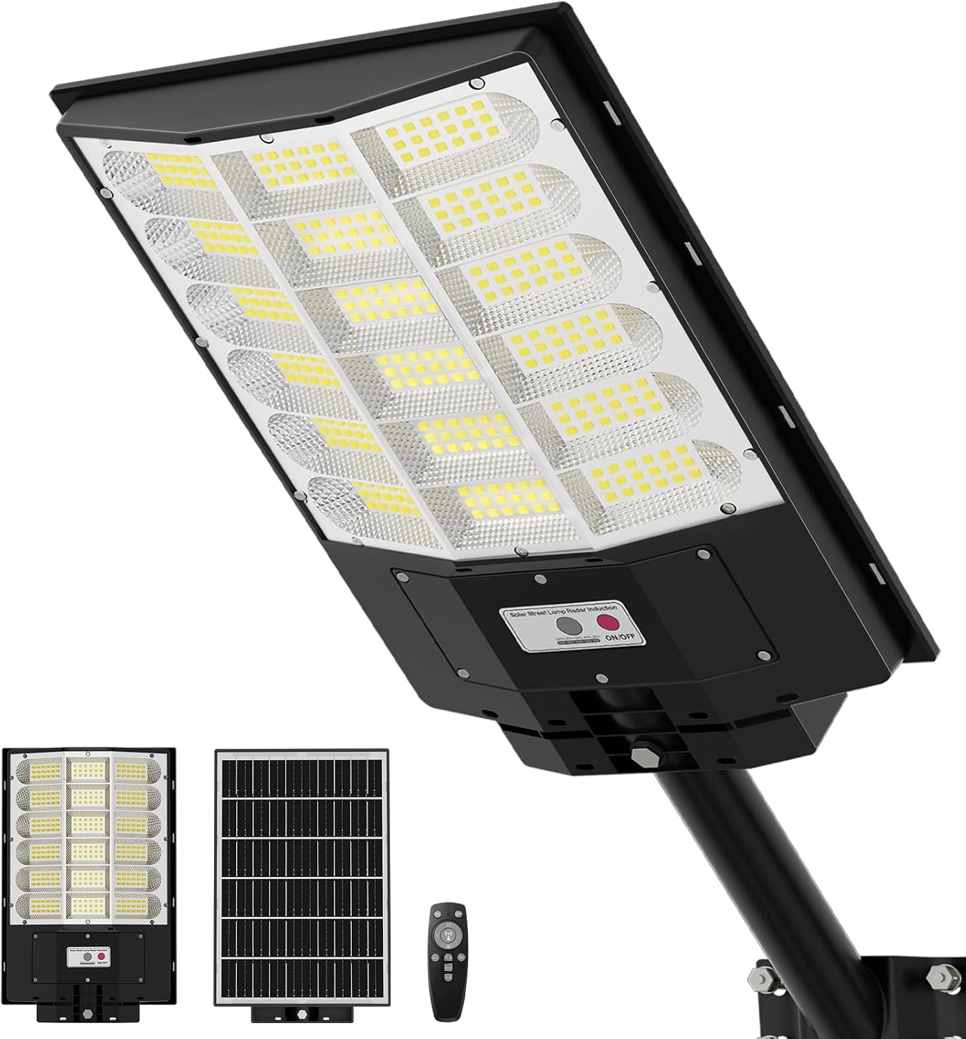 8000W Solar Street Light, Solar Street Lights Outdoor Waterproof IP67, Outdoor SolarLamp with Motion Sensor & Dusk to Dawn - Durable, Energy-Efficient SolarLighting for Garden, Yard, Driveway